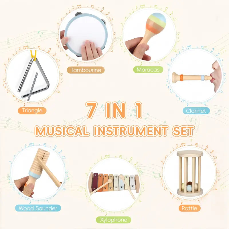 7pc Musical Instrument Set