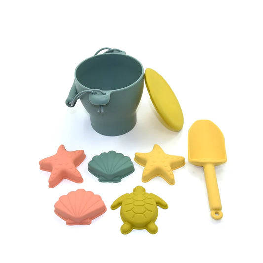 Beach Bucket and Spade Set - Grey