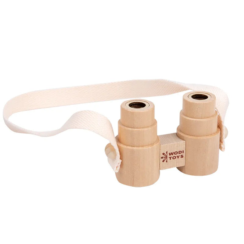 Wooden Magnifying Binoculars