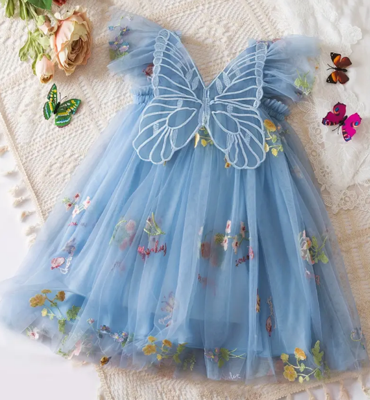 Butterfly Dress BLUE