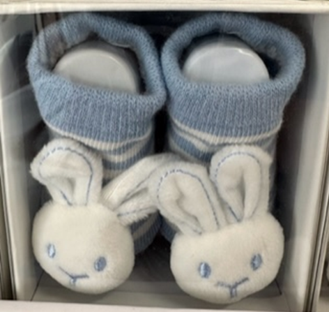 Bunny Rattle Socks