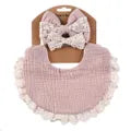 Bib with Lace Trim