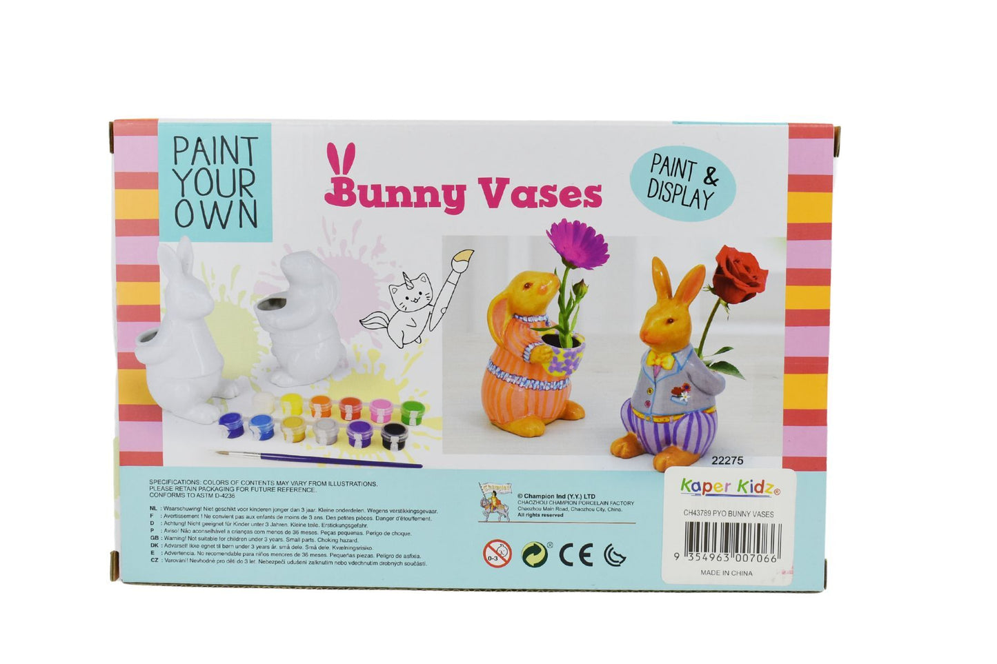 Paint Your Own - Bunny Vases