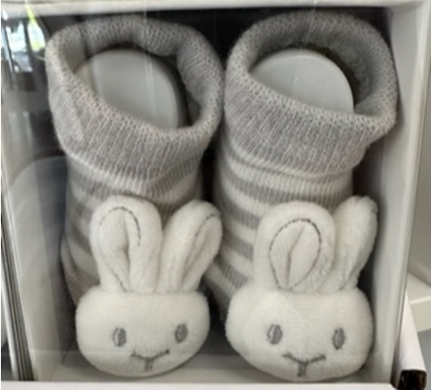 Bunny Rattle Socks