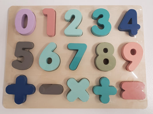 Wooden Numbers Puzzle