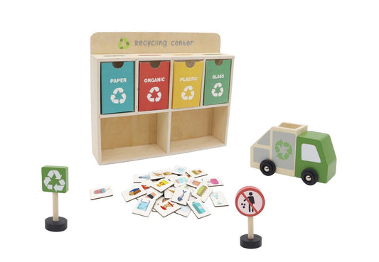 Wooden Recycling Play Set