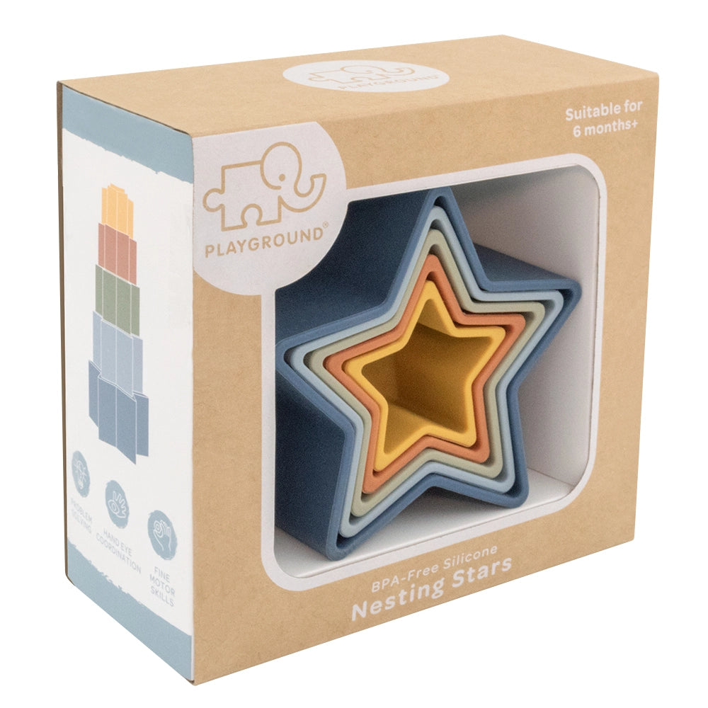 Silicone Nesting Stars