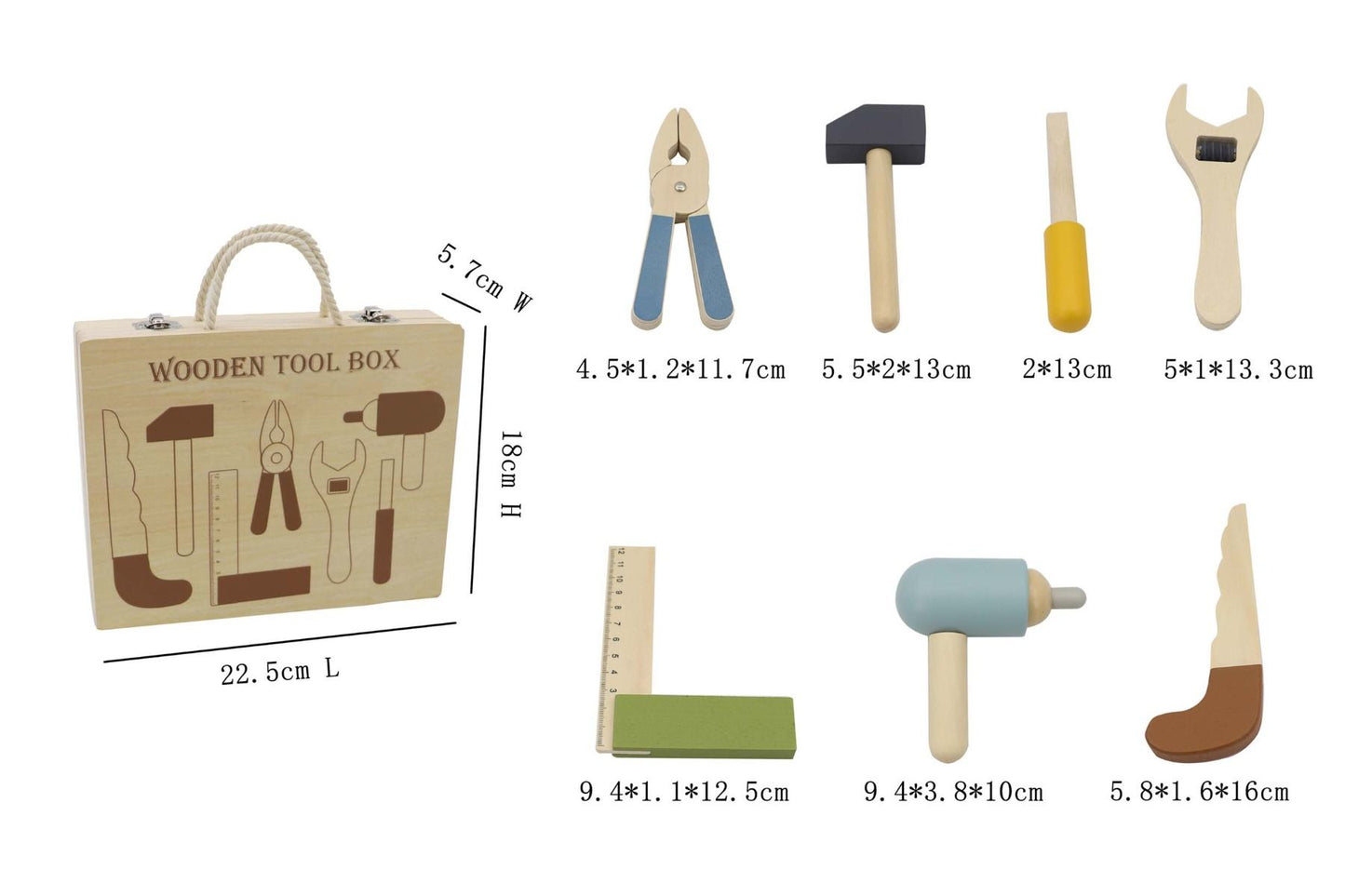 Wooden Tool Set