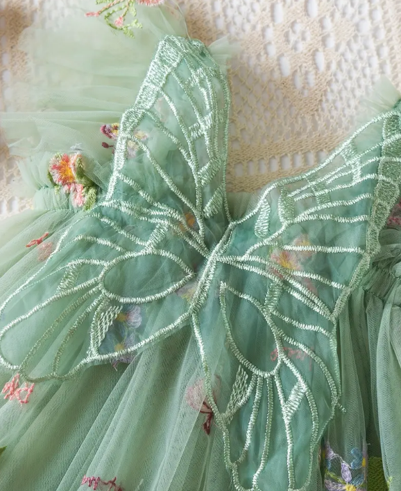 Butterfly Dress SAGE GREEN