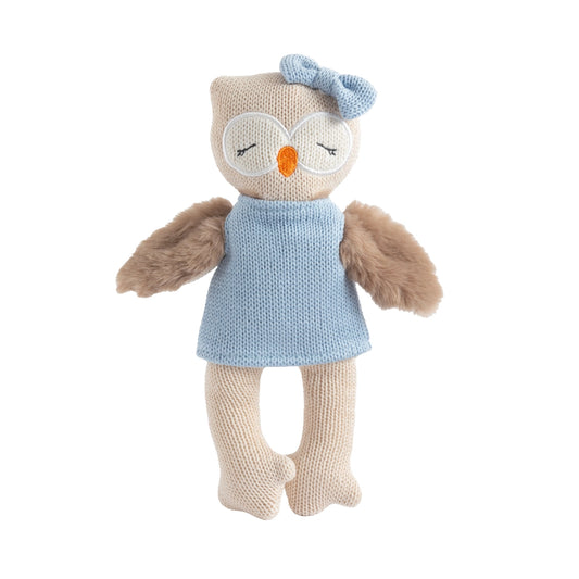 Knitted Toy - Ollie the Owl