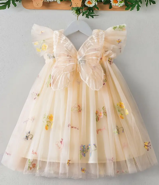 Butterfly Dress CHAMPAGNE